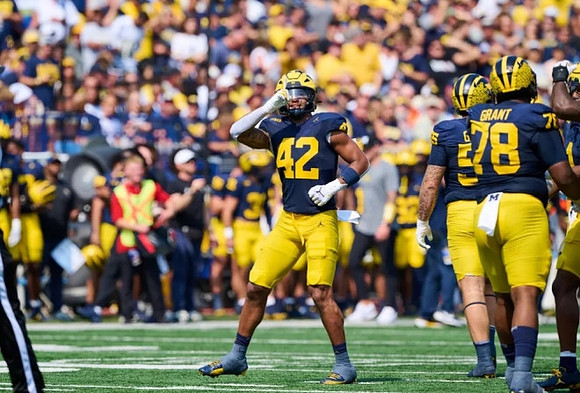 TJ Guy (42), Mason Graham (55), and Kenneth Grant (78)