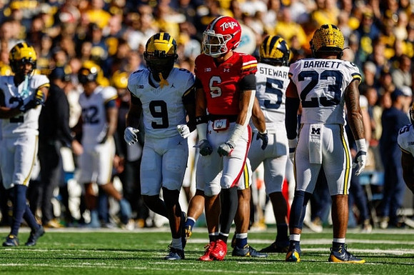 Will Johnson (2), Rod Moore (9), Josaiah Stewart (5), and Michael Barrett (23)