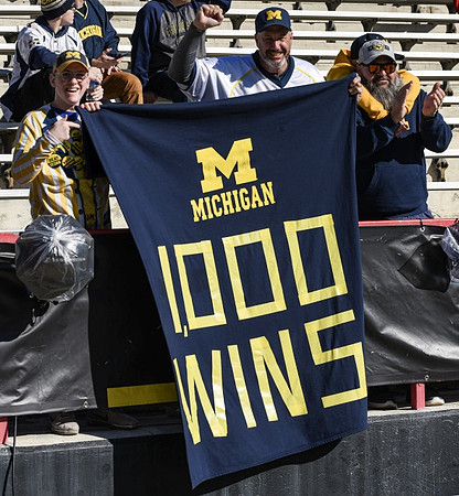 Michigan Fans and 1000th Win