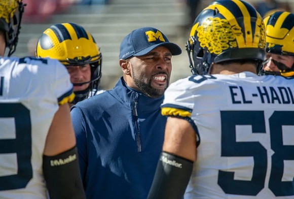 Sherrone Moore and Giovanni El-Hadi (58)