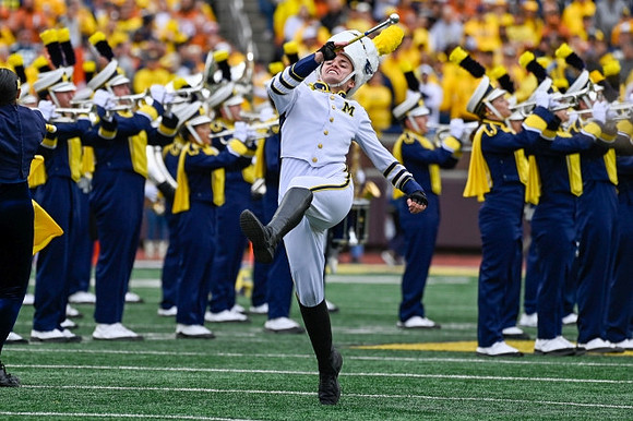 Michigan Band and Michigan Drum Major