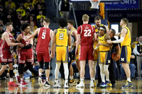 Kobe Bufkin (2), Will Tschetter (42), Hunter Dickinson (1), Dug McDaniel (0), and Joey Baker (15)