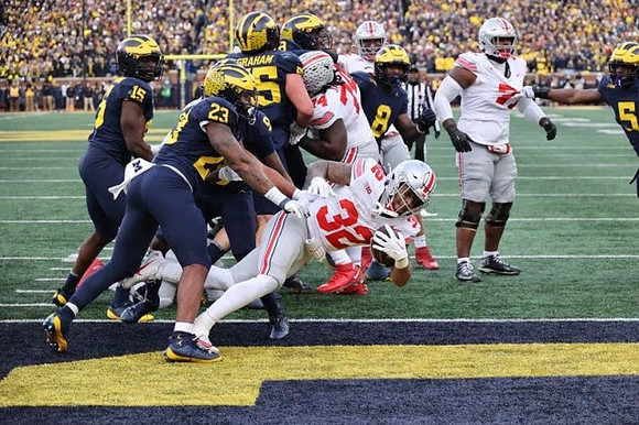 Ernest Hausmann (15), Michael Barrett (23), Mason Graham (55), Derrick Moore (8), and Josaiah Stewart (5)