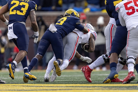 Michael Barrett (23), Rod Moore (9), and Kenneth Grant (78)