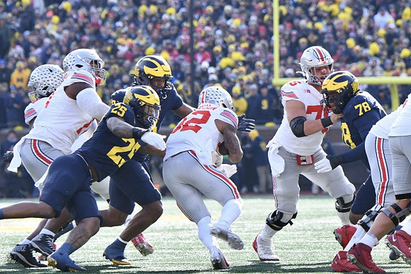 Junior Colson (25) and Kenneth Grant (78)