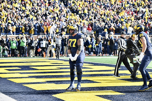 Trevor Keegan (77) and AJ Barner (89)