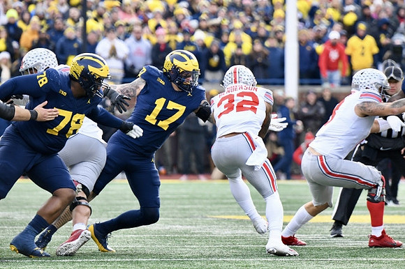 Kenneth Grant (78) and Braiden McGregor (17)