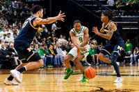 Olivier Nkamhoua (13) and Dug McDaniel (0)