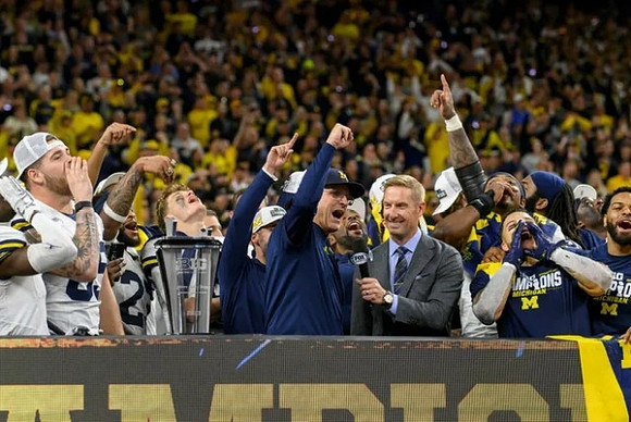 Jim Harbaugh and Michigan Team