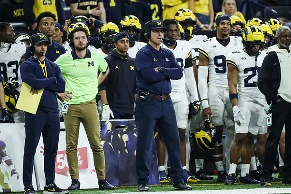 Jesse Minter, Jim Harbaugh, and Michigan Team