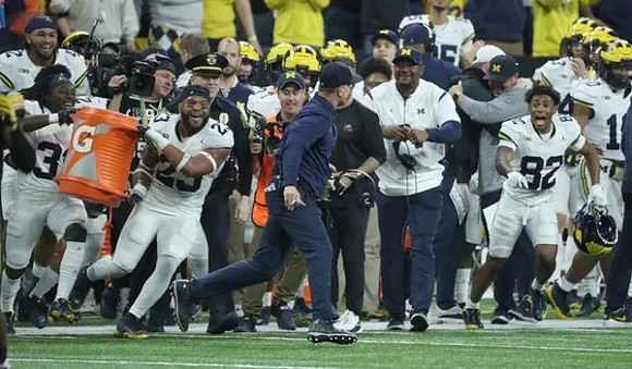 Jim Harbaugh and Michigan Team
