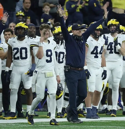 Jim Harbaugh and Michigan Team