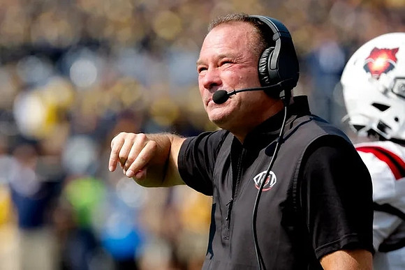 Arkanas State Head Coach Butch Jones