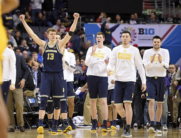 Moritz Wagner (13), Jon Teske (15), Sean Lonergan (20), Brent Hibbitts (0), and Brent Hibbitts (0)