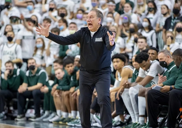 Michigan State Head Coach Tom Izzo