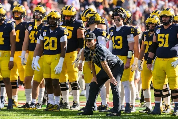Jim Harbaugh and Michigan Team
