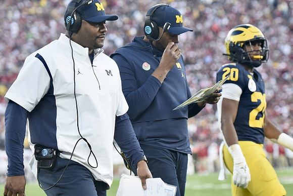 Rose Bowl Stadium, Sherrone Moore, and Kalel Mullings (20)