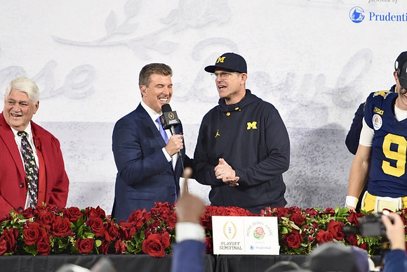 Jim Harbaugh and J.J. McCarthy (9)