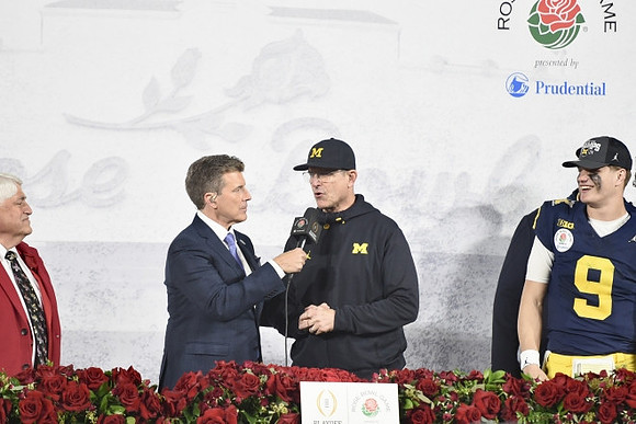 Jim Harbaugh and J.J. McCarthy (9)
