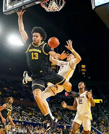 Tray Jackson (2) and Olivier Nkamhoua (13)