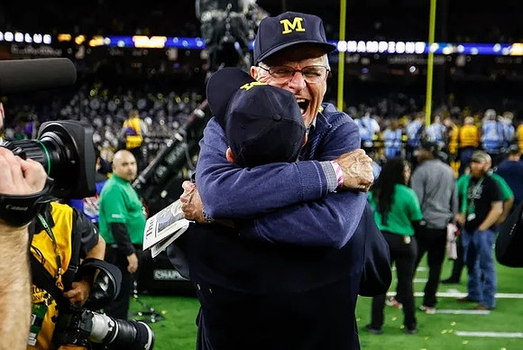 Jim Harbaugh and Jack Harbaugh