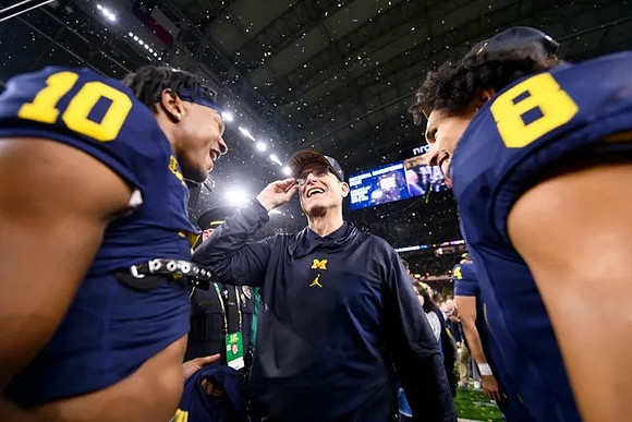 Jim Harbaugh and Michigan Team