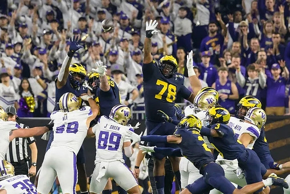 Mason Graham (55), Kenneth Grant (78), Will Johnson (2), and Keon Sabb (3)