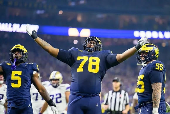 Josaiah Stewart (5), Kenneth Grant (78), and Mason Graham (55)