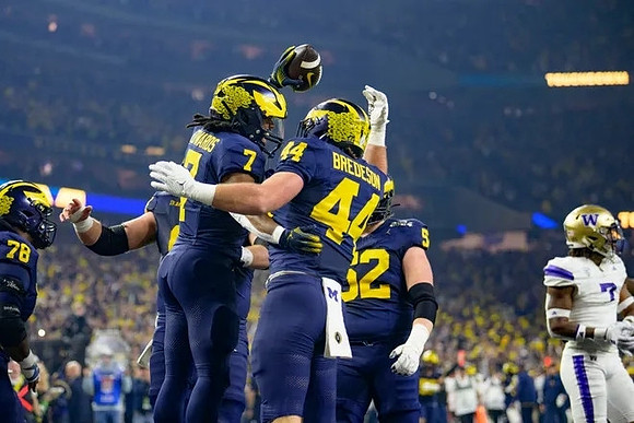 Myles Hinton (78), Donovan Edwards (7), Max Bredeson (44), and Karsen Barnhart (52)