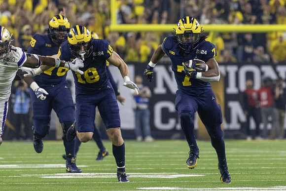 Myles Hinton (78), Colston Loveland (18), and Donovan Edwards (7)