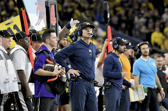 Jim Harbaugh and Michigan Team