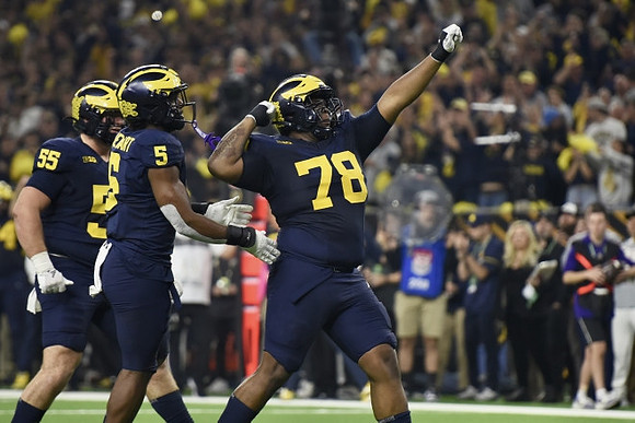 Mason Graham (55), Josaiah Stewart (5), and Kenneth Grant (78)