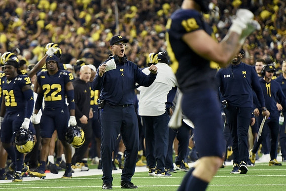 Jim Harbaugh and Michigan Team