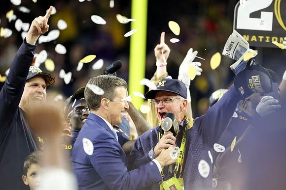 Jim Harbaugh and Jack Harbaugh