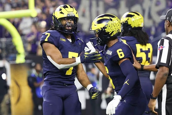 Donovan Edwards (7), Cornelius Johnson (6), and Trente Jones (53)