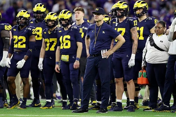 Jim Harbaugh and Michigan Team