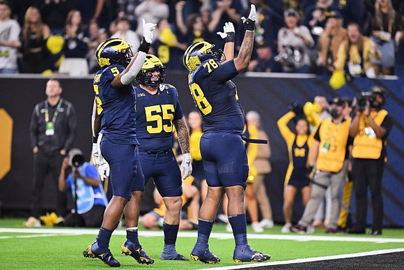 Josaiah Stewart (5), Mason Graham (55), and Kenneth Grant (78)