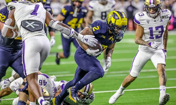 Karsen Barnhart (52), Max Bredeson (44), and Blake Corum (2)