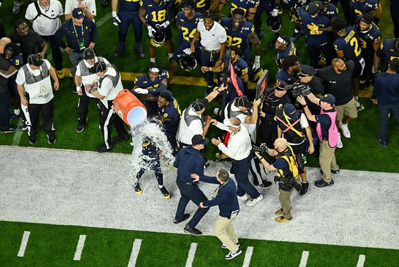 Jim Harbaugh and Michigan Team