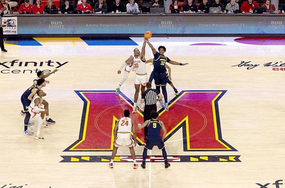 Olivier Nkamhoua (13), Terrance Williams II (5), and Tarris Reed Jr. (32)