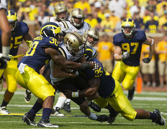 Jibreel Black (55), Thomas Gordon (30), Kenny Demens (25), and Brennen Beyer (97)