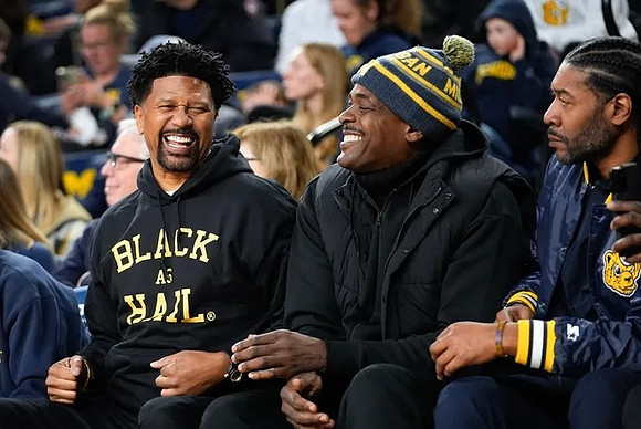 Jalen Rose, Chris Webber, and Jimmy King