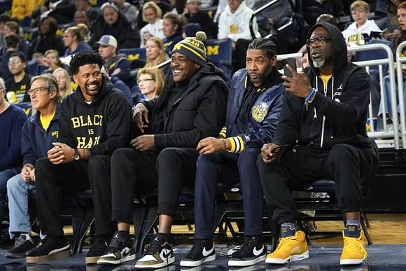 Jalen Rose, Chris Webber, Jimmy King, and Ray Jackson