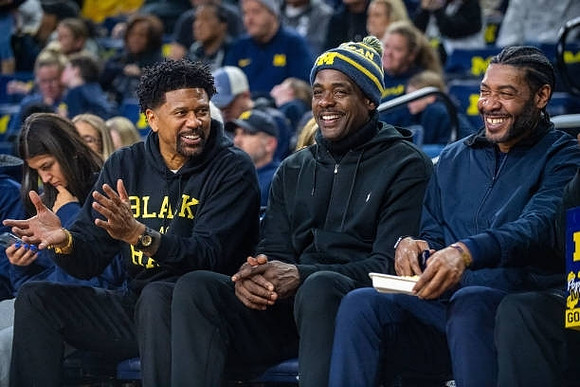 Jalen Rose, Chris Webber, and Jimmy King