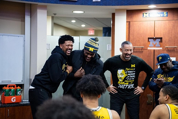 Jalen Rose, Chris Webber, Juwan Howard, and Michigan Team