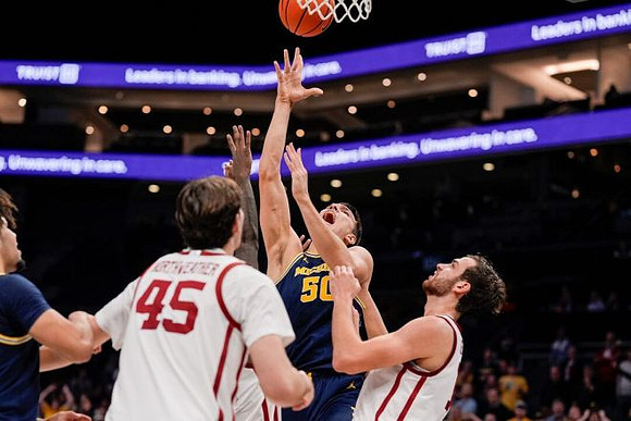 Tre Donaldson (3) and Vladislav Goldin (50)