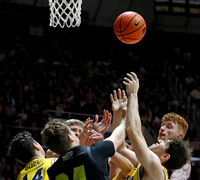 Youssef Khayat (24), Ian Burns (14), and Harrison Hochberg (31)