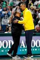 Michigan State Head Coach Tom Izzo and Juwan Howard