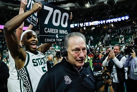 Michigan State Head Coach Tom Izzo