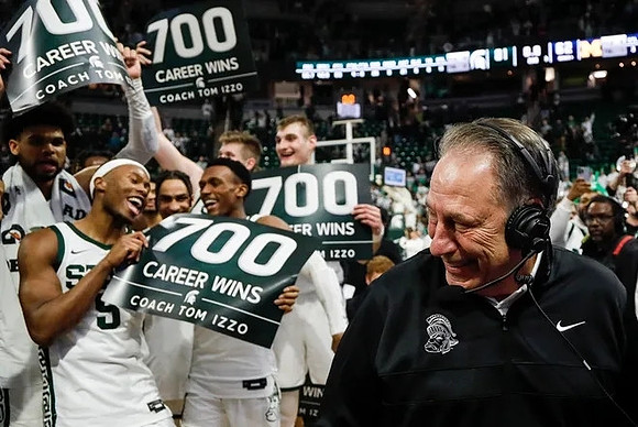Michigan State Head Coach Tom Izzo